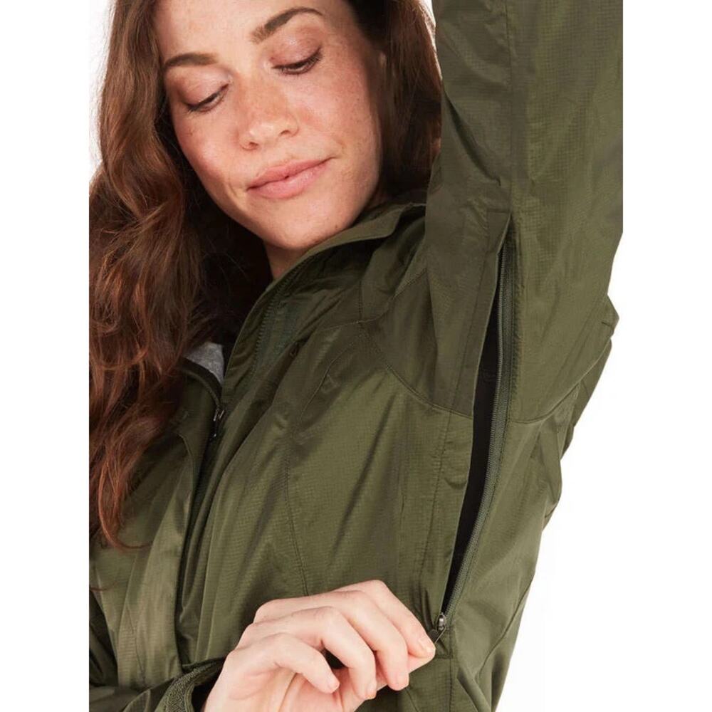 NWT Marmot Women’s PreCip Eco Rain Jacket S Nori Waterproof Ultralight $120 - Picture 4 of 13